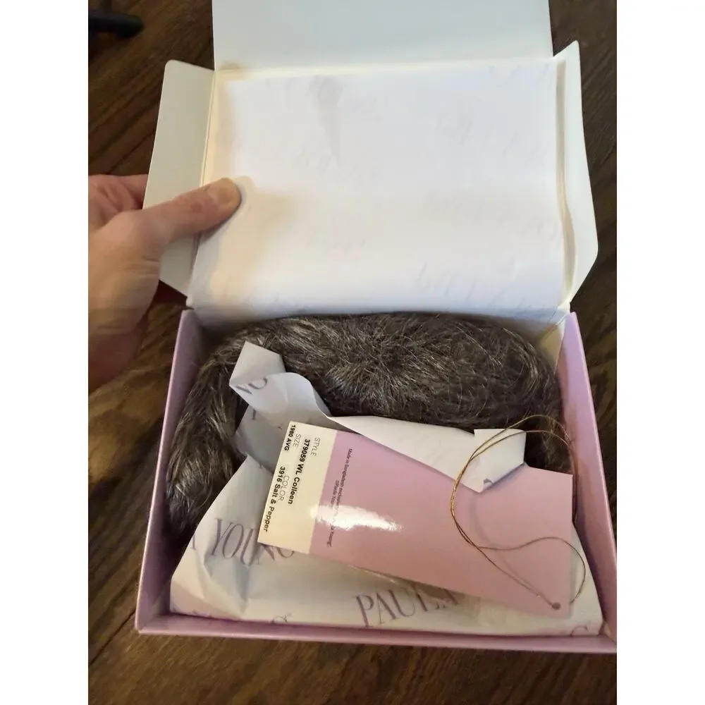 Paula Young WhisperLite@ Colleen 3916 Salt & Pepper Wig NIB NWT $142